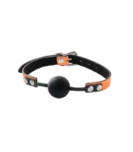 unisex φίμωτρο με συμπαγή μπάλα σιλικόνης