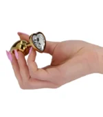 πρωκτική σφήνα, σε χρυσό χρώμα