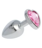 Toyz4lovers Heart Jewel Plug Πρωκτική Σφήνα Medium Pink