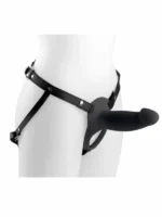 Με Ζώνη Για Άντρες Vibrating Hollow Strap H4 Black
