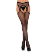 Halter Bodystocking Black