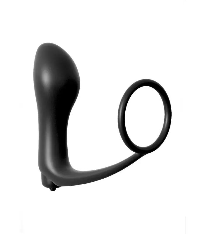 Ass-Gasm Cockring Vibrating Plug Δαχτυλίδι Πέους