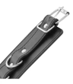 ερωτικό παιχνίδι Χειροπέδες Black Handcuffs Leather