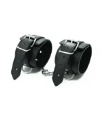 φετίχ ερωτικό παιχνίδι Χειροπέδες Cuffs Belt Black