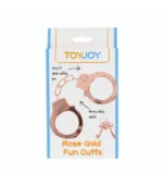 ερωτικά αξεσουάρ χειροπέδες ροζ χρυσές