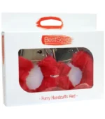ερωτικό αξεσουάρ χειροπέδες κόκκινες