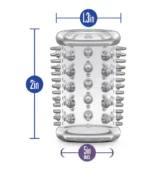 ανδριό ερωτικό αξεσουάρ Δαχτυλίδι Πέους Με Διεγερτικές Κουκίδες & Ακίδες