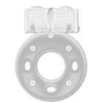 Δαχτυλίδι Πέους Με Δόνηση Πεταλουδίτσα διάφανο