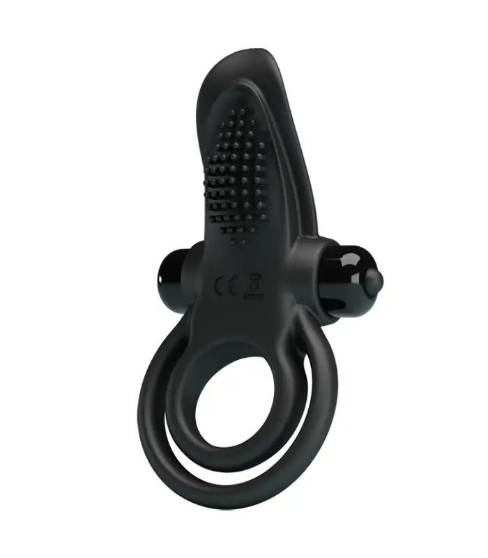 ανδρικό ερωτικό παιχνίδι Δαχτυλίδι Πέους Δελφίνι μαύρο