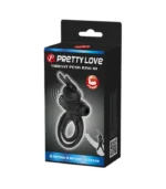 καλύτερη στύση Δαχτυλίδι Πέους Κουνελάκι μαύρο