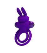 ερωτικό παιχνίδι για άνδρες Δαχτυλίδι Πέους Κουνελάκι μωβ