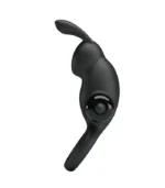 ερωτικό αξεσουάρ για άνδρες Δαχτυλίδι Πέους Rabbit Black