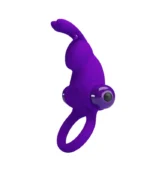δαχτυλίδι πέους Rabbit Cock Ring Purple