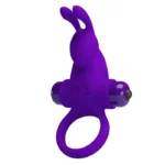 Rabbit Cock Ring Purple για άνδρες