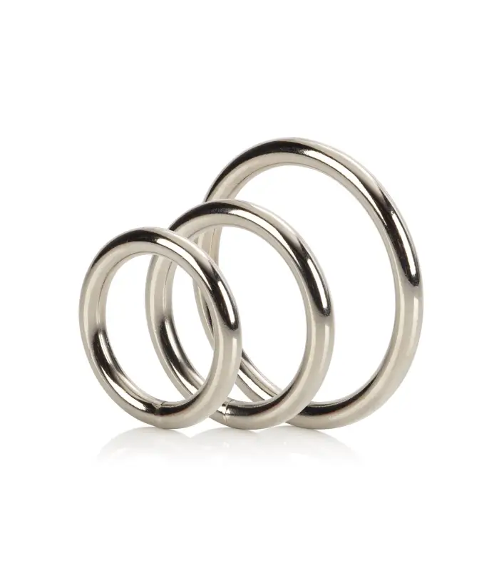 Μεταλλικά Δαχτυλίδια Πέους Silver 3 Set