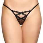 για γυναίκες G String Sexy Γοητευτικό Μαύρο
