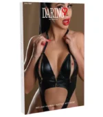 για γυναίκες Sexy Εσώρουχο Wetlook Bodysuit With Zipper