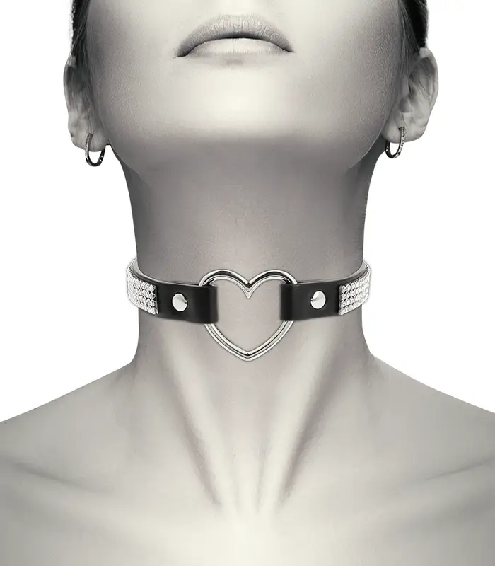 Heart Diamonds Choker Κολάρο Λαιμού