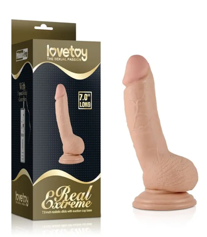 7in Real Extreme Vibrating Dildo για γυναίκες