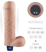 για γυναίκες 9in Rechargeable Vibrating Ρεαλιστικός Δονητής
