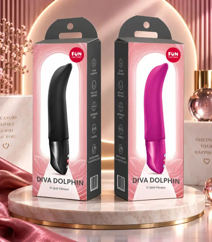 για γυναίκες Diva Dolphin Fun Factory – Δονητής για G-Spot & Κλειτορίδα