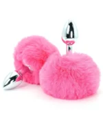 Μεταλλική Πρωκτική Σφήνα με Bunny Tail