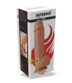 Ρεαλιστικό Ομοίωμα Πέους 25 cm INFERNO με Βεντούζα dildo sex toys