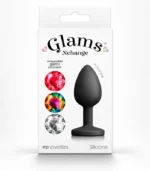 Πρωκτική Σφήνα Σιλικόνης Glams Xchange Small γυναικείο αξεσουάρ